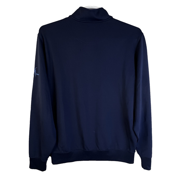 Fairway & Greene F & G Tech Pullover Quarter Zip Men Large Navy Golf Preppy - Picture 5 of 12